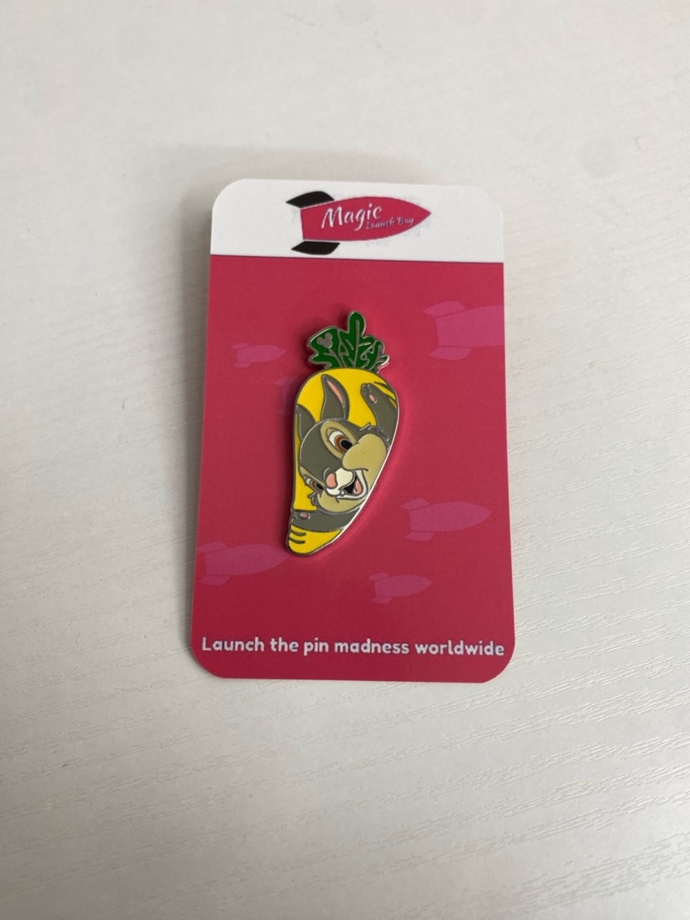 Disney pin featuring Thumper from the movie Bambi.